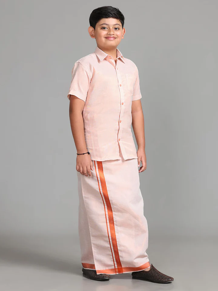 Kids Dhoti & Shirt