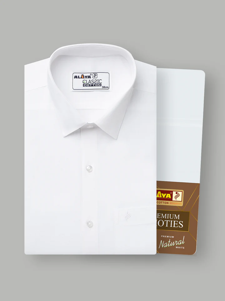 white shirt and dhoti combo